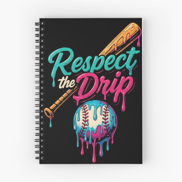 Item preview, Respect The Drip Melting Baseball Bat Hand-Drawn Doodle designed and sold by Vermanartist.