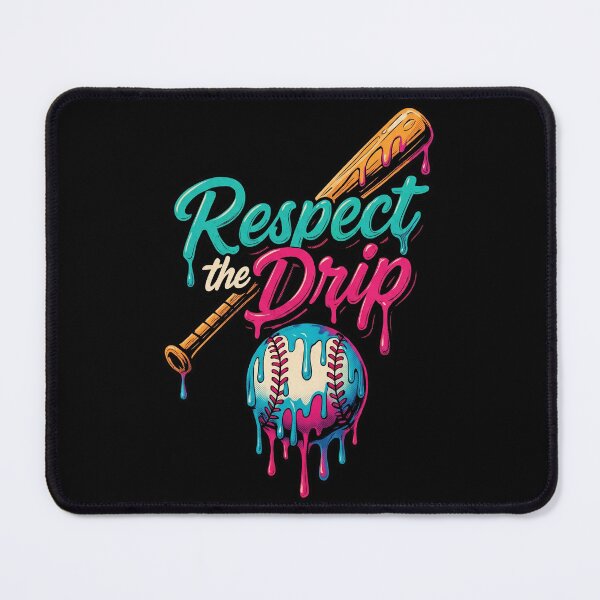 Item preview, Respect The Drip Melting Baseball Bat Hand-Drawn Doodle designed and sold by Vermanartist.