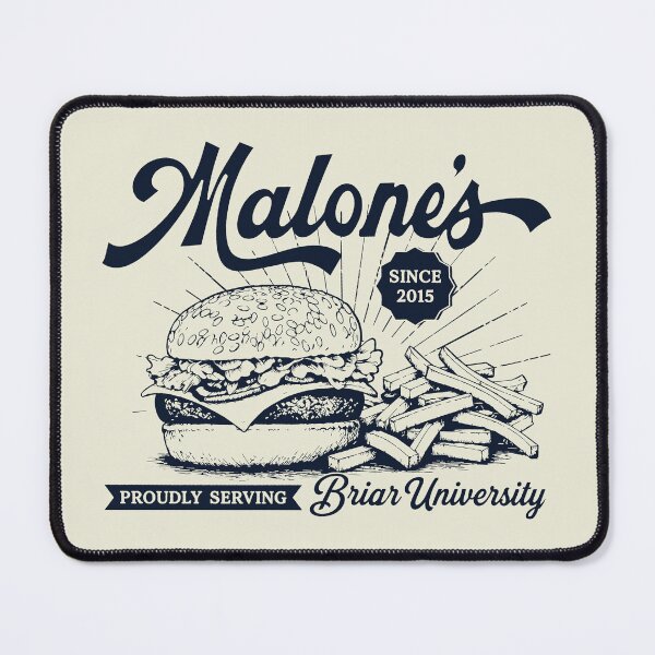 Item preview, Malone's Vintage Diner, Retro Burger Restaurant, Briar University, Hockey Romance designed and sold by Doodletext.