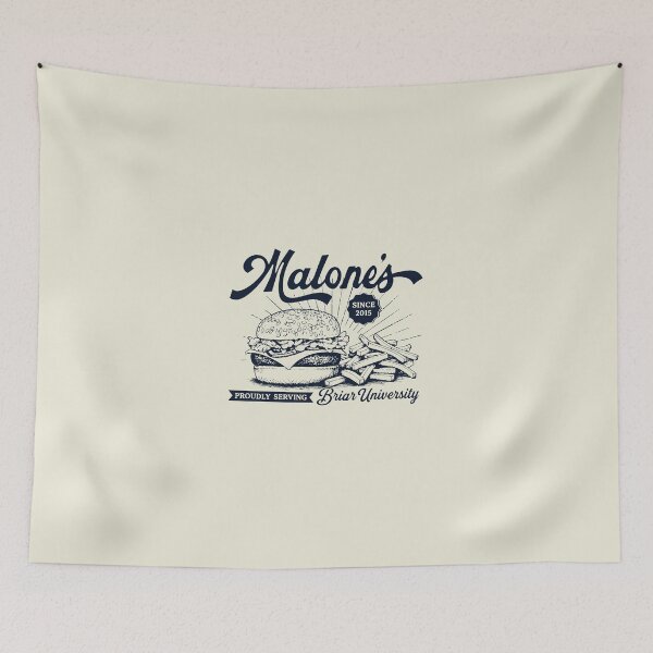 Item preview, Malone's Vintage Diner, Retro Burger Restaurant, Briar University, Hockey Romance designed and sold by Doodletext.