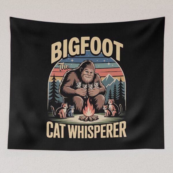 Item preview, Bigfoot The Cat Whisperer Funny Cat Lover Gift designed and sold by Say It With Ink.