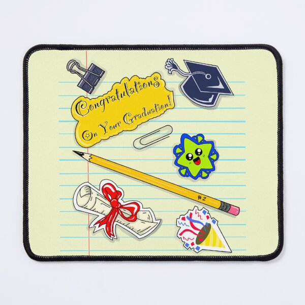 Item preview, Congratulations On Your Graduation Stickers With yellow paper designed and sold by missmann.