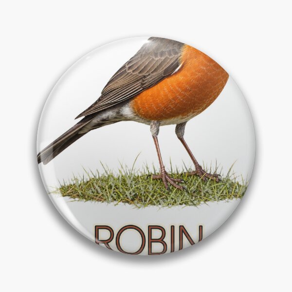 Item preview, Robin First Shift - Morning Birdwatching Tee designed and sold by WingedThreads.