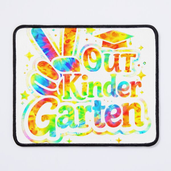 Item preview, Last Day School Peace Out Kindergarten Tie Dye Teacher Kid T-Shirt designed and sold by KTY-NUSS.