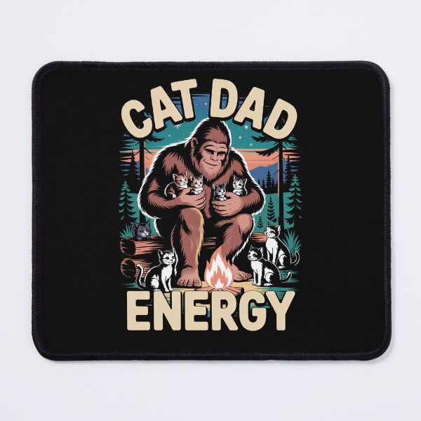 Item preview, Cat Dad Energy Funny Cat Dad Gift Father's Day designed and sold by Say It With Ink.