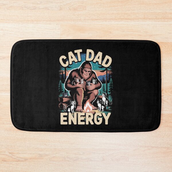 Item preview, Cat Dad Energy Funny Cat Dad Gift Father's Day designed and sold by Say It With Ink.