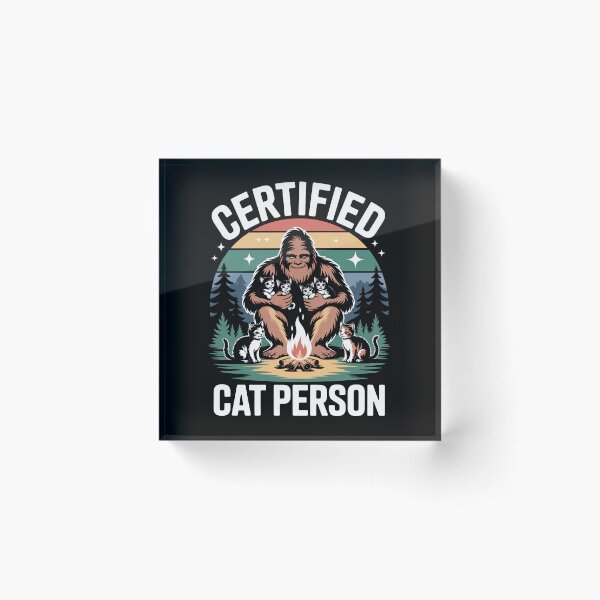Item preview, Certified Cat Person Funny Cat Lover Gift Cat People designed and sold by Say It With Ink.