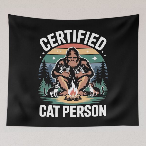 Item preview, Certified Cat Person Funny Cat Lover Gift Cat People designed and sold by Say It With Ink.
