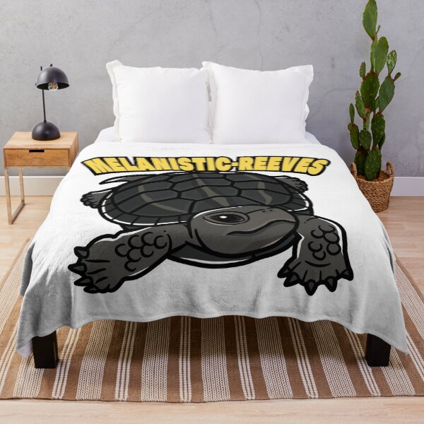 Item preview, Melanistic Reeves Turtle Japanese Pop Art designed and sold by Rie-TortoTurtle.
