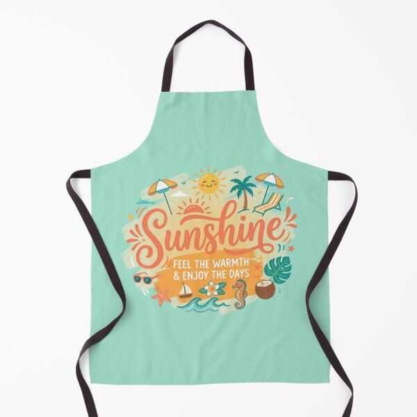 Item preview, Summer Optimist Gift for Friends & Family | Warm Weather Birthday Present | "Sunshine Feel the Warmth & Enjoy the Days" Beach Scene designed and sold by Covent Vaughn.