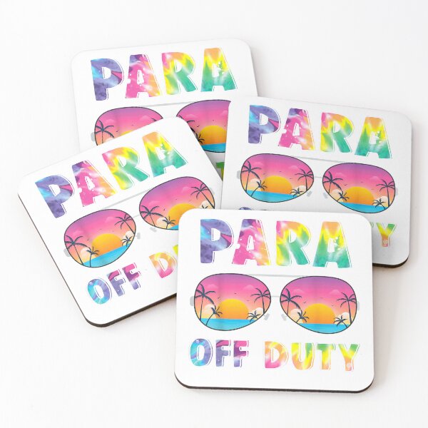 Item preview, para Off Duty Paraprofessional Last Day of School tie dye T-Shirt designed and sold by KTY-NUSS.