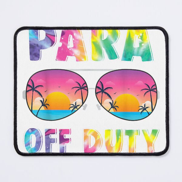 Item preview, para Off Duty Paraprofessional Last Day of School tie dye T-Shirt designed and sold by KTY-NUSS.
