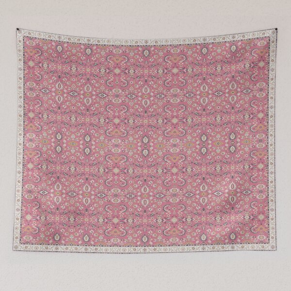 Item preview, Vibrant Pink Moroccan Boho Botanical Surface Pattern designed and sold by arteresting-art.