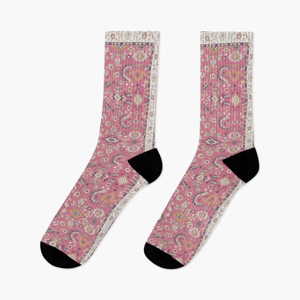 Item preview, Vibrant Pink Moroccan Boho Botanical Surface Pattern designed and sold by arteresting-art.
