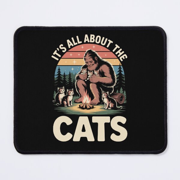 Item preview, It's All About The Cats Funny Cat Lover Gift Cat Life designed and sold by Say It With Ink.