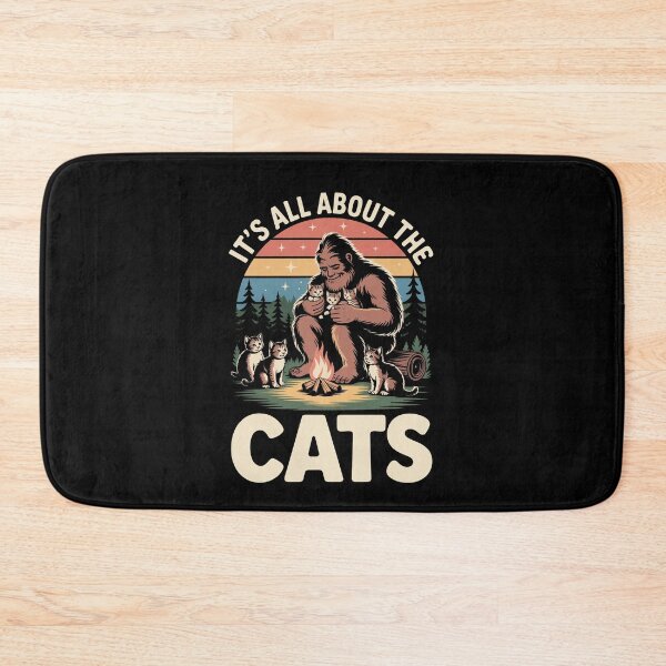 Item preview, It's All About The Cats Funny Cat Lover Gift Cat Life designed and sold by Say It With Ink.