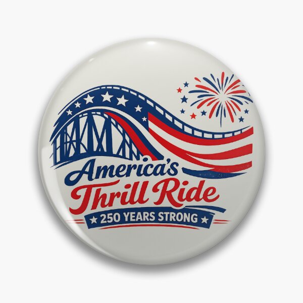 Item preview, America’s Thrill Ride – 250 Years Strong Patriotic Coaster designed and sold by Coaster Culture Industries.