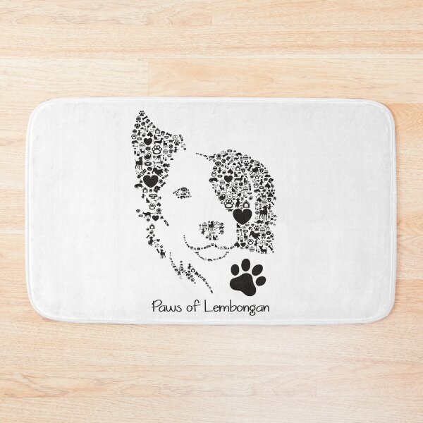Item preview, PAWS of Lembongan - Animal Rescue Tee - Border Collie - BK designed and sold by maroosh2026.