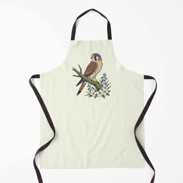 Item preview, Botanical American Kestrel Floral Nature Design designed and sold by BirdsnStuff.