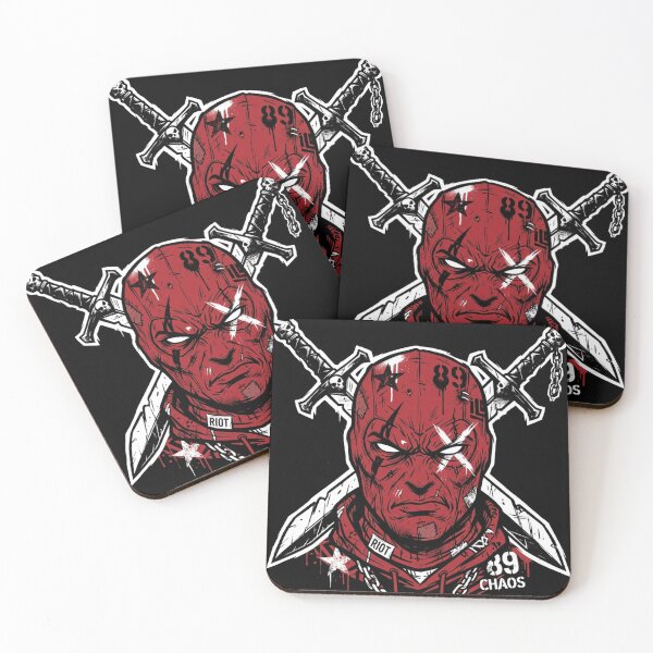 Item preview, Deadpool Style Chaos Mask designed and sold by Stickersdevelop.