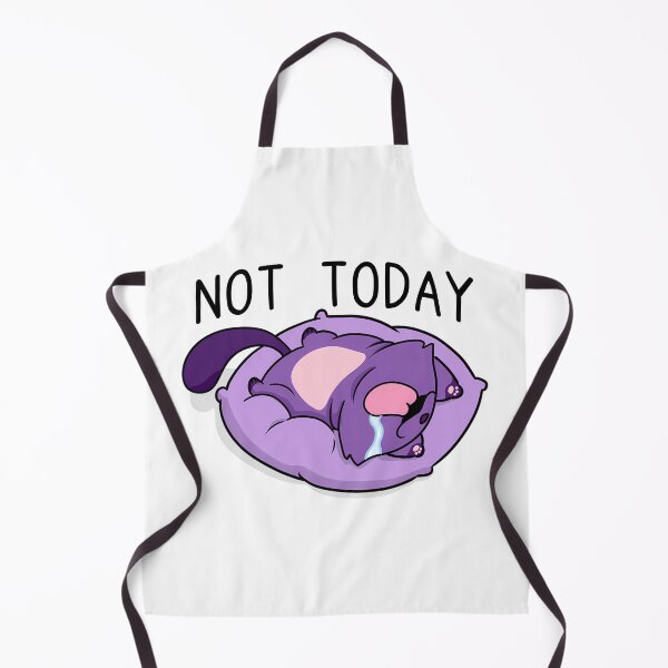 Item preview, Not Today Drooling Lazy Cat designed and sold by kidgenerationtk.