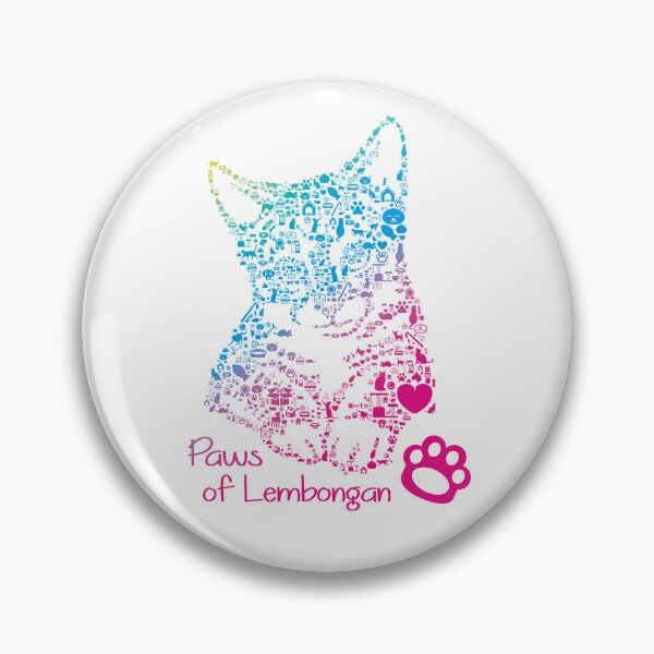 Item preview, PAWS of Lembongan - Animal Rescue Tee - Cat gradient designed and sold by maroosh2026.