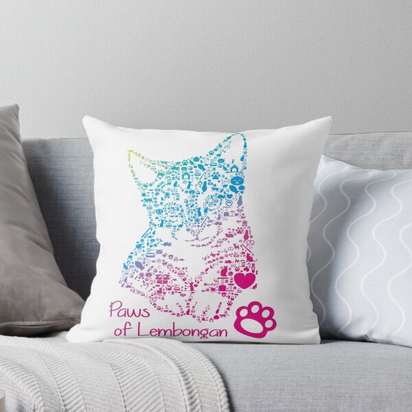 Item preview, PAWS of Lembongan - Animal Rescue Tee - Cat gradient designed and sold by maroosh2026.