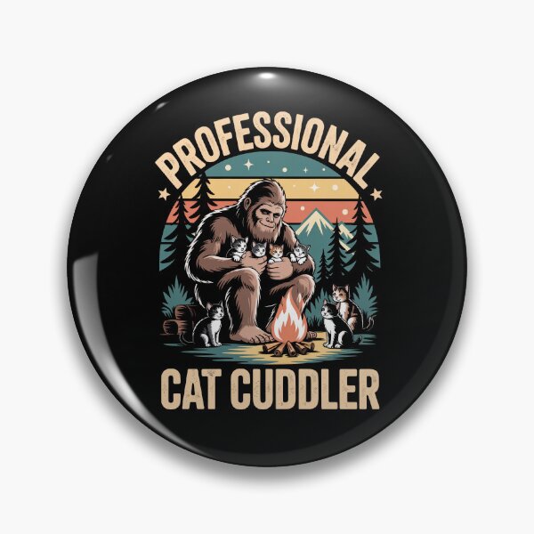 Item preview, Professional Cat Cuddler Funny Cat Lover Gift Cat Dad designed and sold by Say It With Ink.