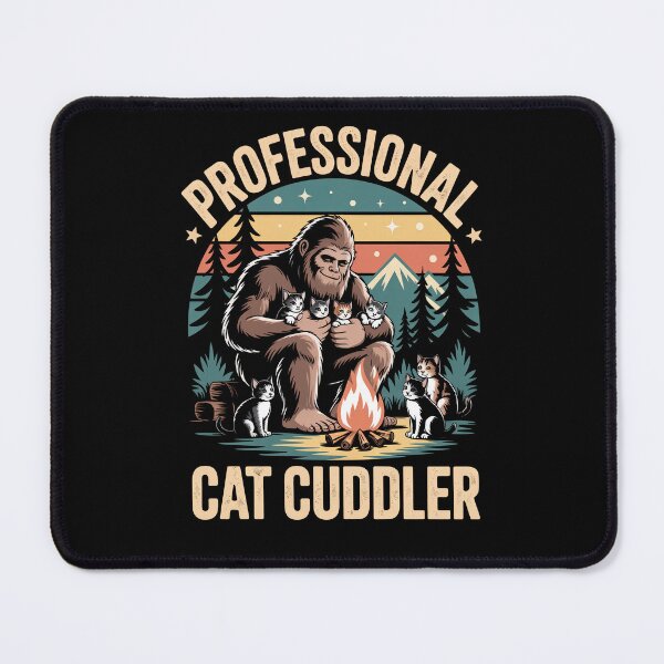 Item preview, Professional Cat Cuddler Funny Cat Lover Gift Cat Dad designed and sold by Say It With Ink.