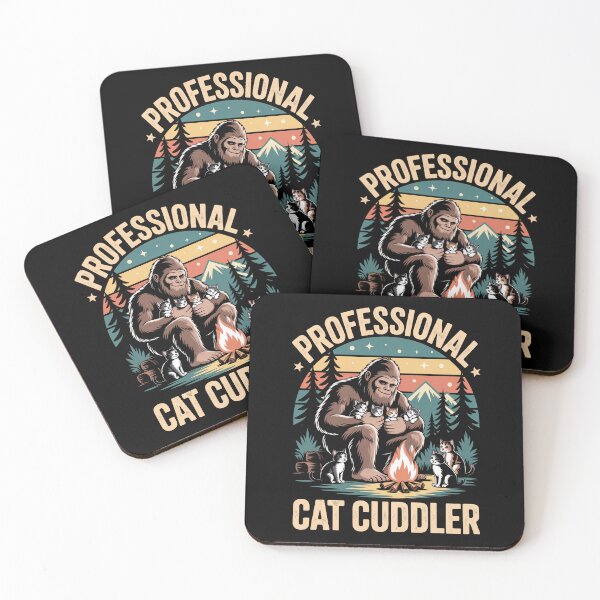 Item preview, Professional Cat Cuddler Funny Cat Lover Gift Cat Dad designed and sold by Say It With Ink.