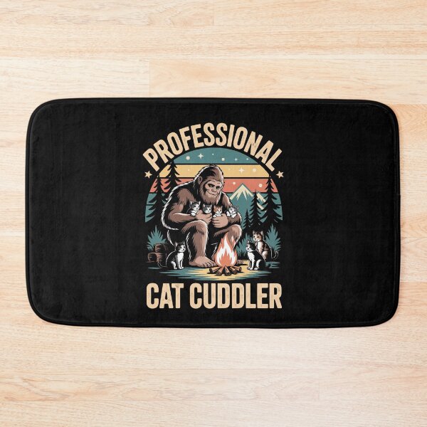Item preview, Professional Cat Cuddler Funny Cat Lover Gift Cat Dad designed and sold by Say It With Ink.