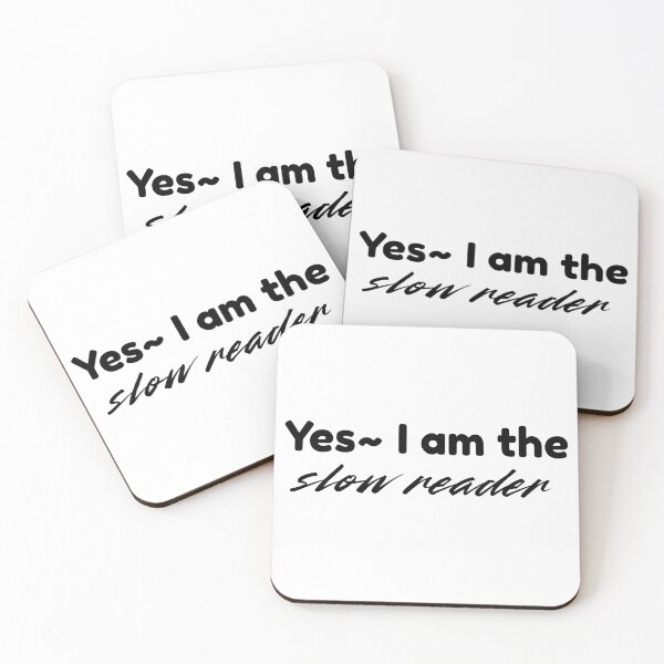 Item preview, Yes - I am the Slow Reader designed and sold by Marianna's Meraki.