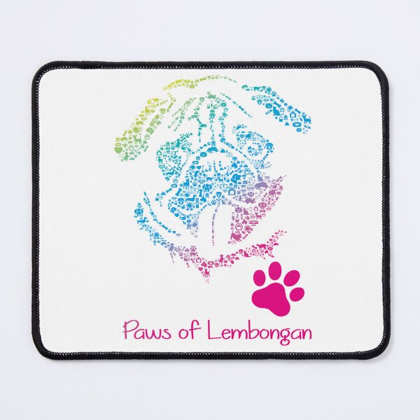 Item preview, PAWS of Lembongan - Animal Rescue Tee - Pug gradient designed and sold by maroosh2026.