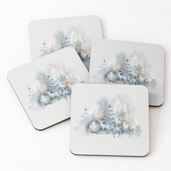 Item preview, Deer In The Magical Forest designed and sold by hurmerinta.