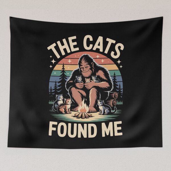 Item preview, The Cats Found Me Funny Cat Lover Gift Cat Rescue designed and sold by Say It With Ink.