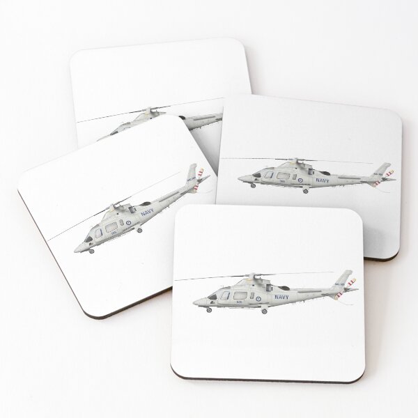 Item preview, AGUSTA A109E POWER N42-505 ROYAL AUSTRALIAN NAVY designed and sold by Grubby Fingers Aircraft Illustration.