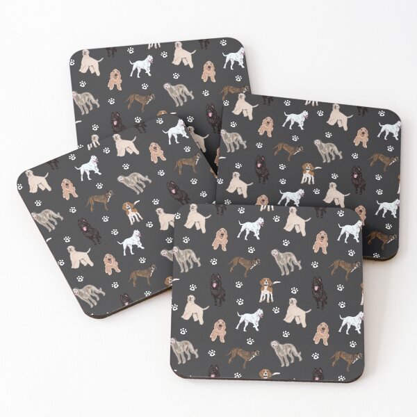 Item preview, Ultimate Dog Lover Black Pattern Terrier Spaniel Shepherd Brindle Dogo Beagle Wolfhound Wheaten  designed and sold by yashiki.