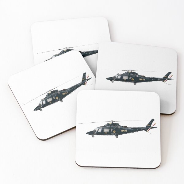 Item preview, AGUSTA A109E POWER N42-510 ROYAL AUSTRALIAN NAVY designed and sold by Grubby Fingers Aircraft Illustration.