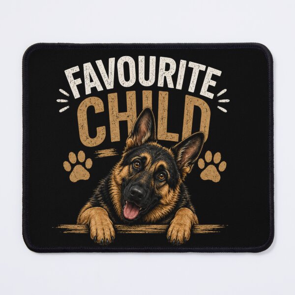 Item preview, Favourite child German shepherd shirt - Dog lover gift. designed and sold by DailyMayhem.