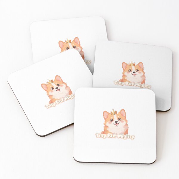 Item preview, Tiny But Mighty Cute Corgi Crown Kawaii Dog designed and sold by carestazafeli.