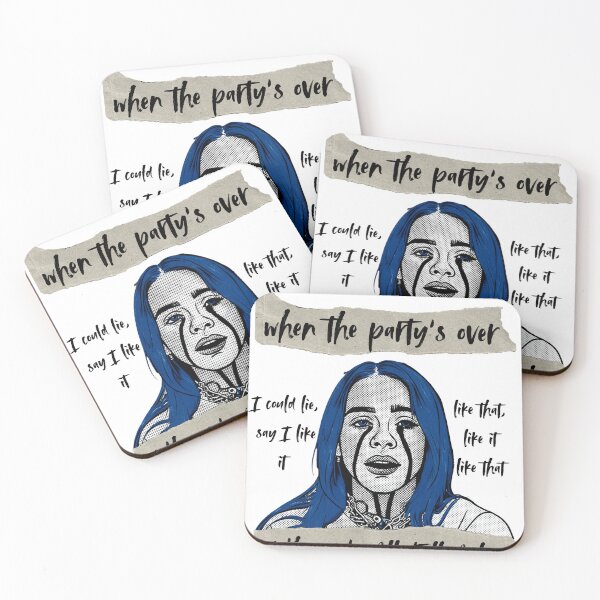 Item preview, When The Parties Over Billie Eilish Blue Hair designed and sold by urstyle04.