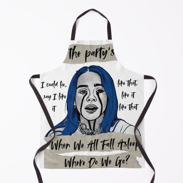 Item preview, When The Parties Over Billie Eilish Blue Hair designed and sold by urstyle04.