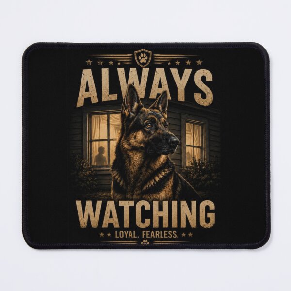 Item preview, Always Watching - German Shepherd designed and sold by DailyMayhem.
