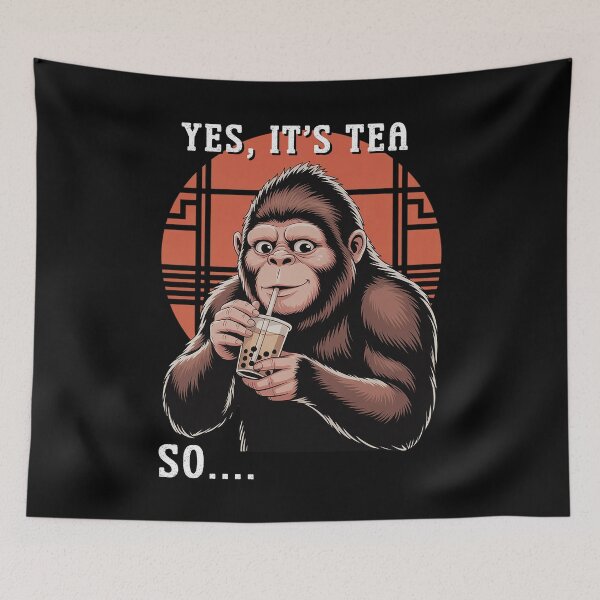 Item preview, Yes It's Tea So Funny Boba Tea Lover Gift Bubble Tea designed and sold by Say It With Ink.