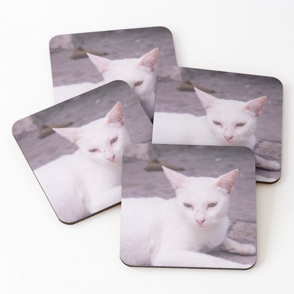 Item preview, Elegant White Cat designed and sold by ROSE ANN BANILAR.