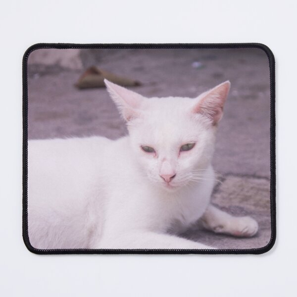Item preview, Elegant White Cat designed and sold by ROSE ANN BANILAR.