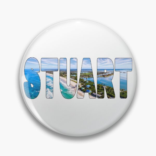 Item preview, STUART - Florida Martin County View over Beach and St. Lucie Inlet designed and sold by Adam Gormley.