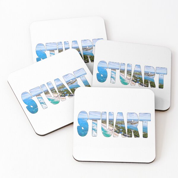 Item preview, STUART - Florida Martin County View over Beach and St. Lucie Inlet designed and sold by Adam Gormley.