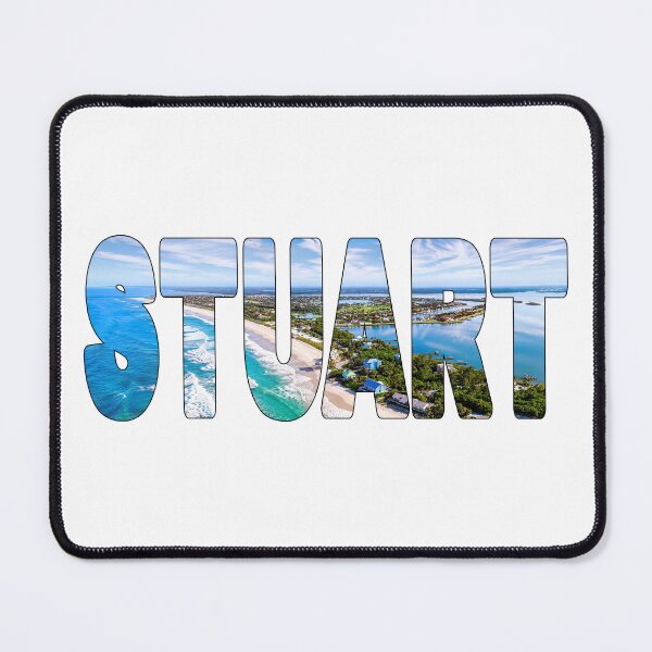 Item preview, STUART - Florida Martin County View over Beach and St. Lucie Inlet designed and sold by Adam Gormley.