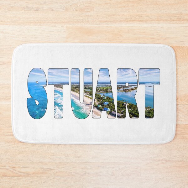 Item preview, STUART - Florida Martin County View over Beach and St. Lucie Inlet designed and sold by Adam Gormley.